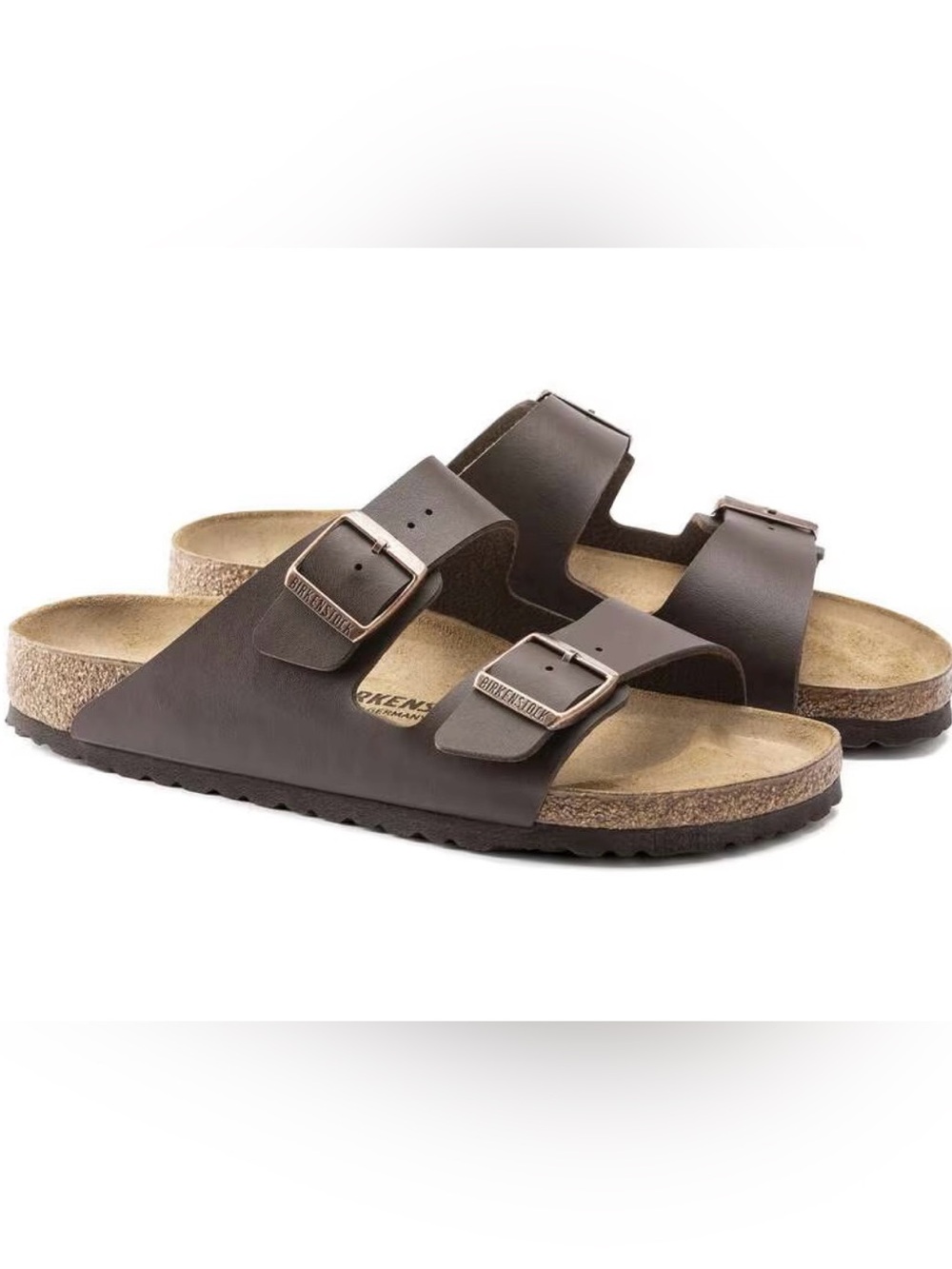New Birkenstock Arizona BS Sandle Dark Brown Size 41